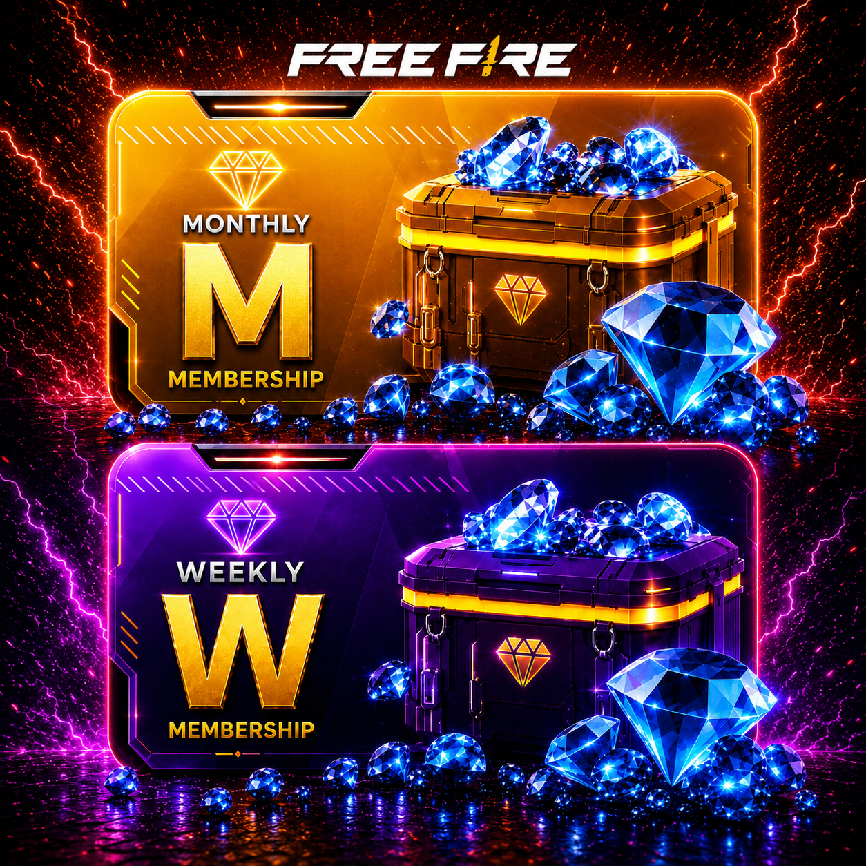Free Fire Membership (auto)