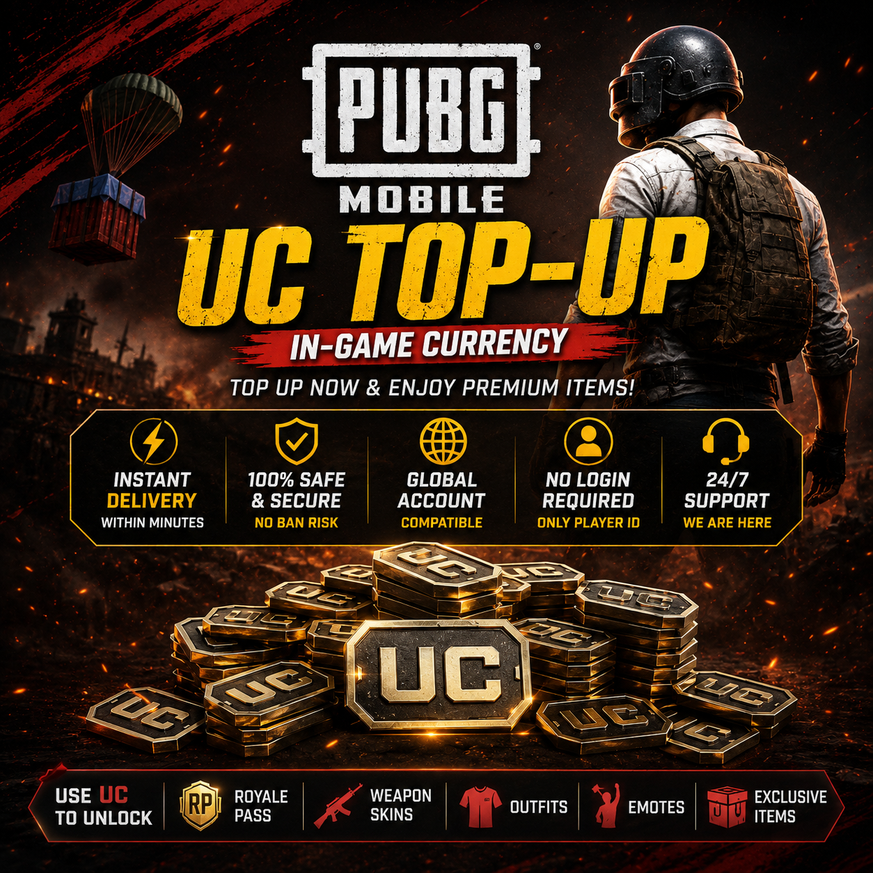 Pubg Mobile UC Ingame QR