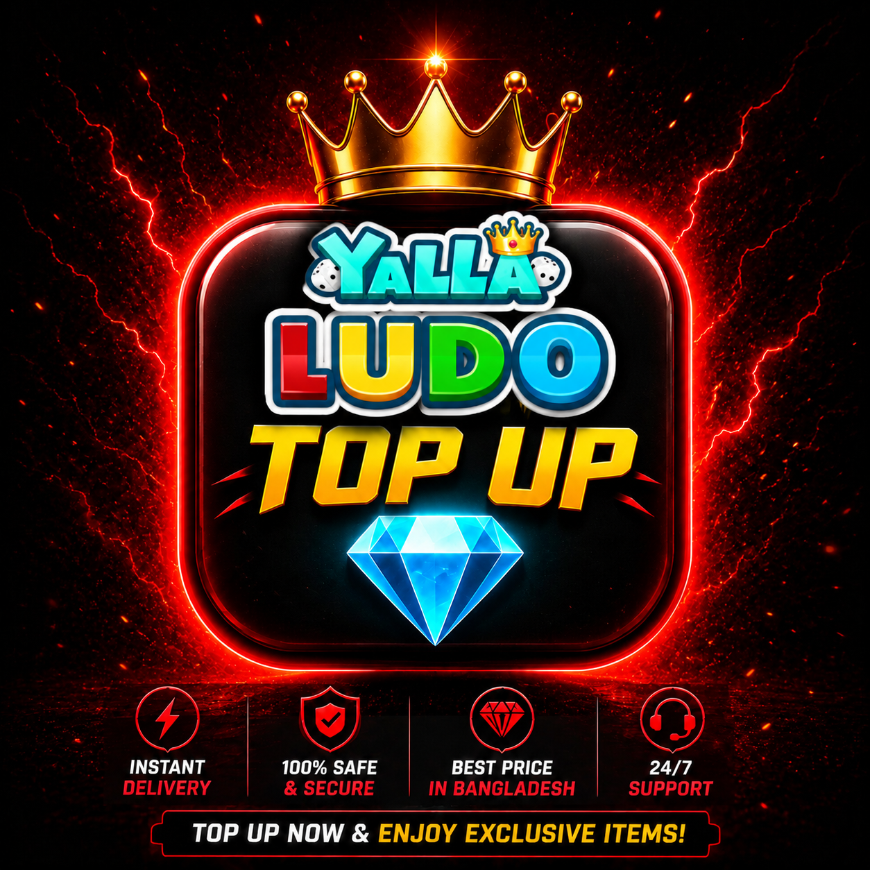 Yalla Ludo Diamond Top Up Bangladesh